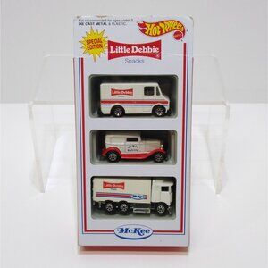 Hot Wheels Little Debbie Snacks Series 1 - 1995 3 Pack McKee Vintage Special Ed.